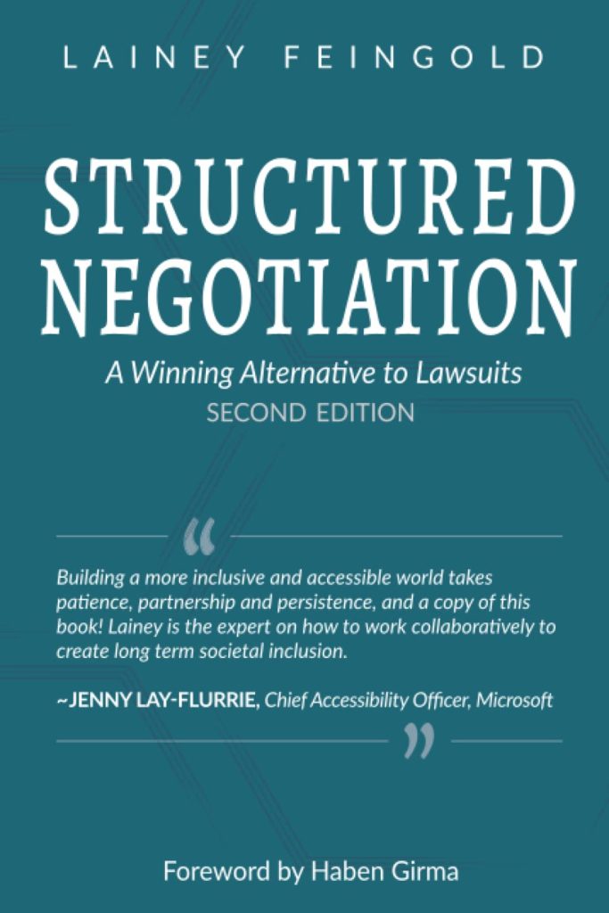 Structured Negotiation by Laynie Feingold